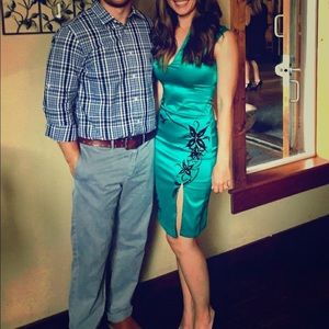 Jane Norman satin dress UK 6